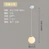 Estética de la Dinastía Song Colgante de Seda Real Lámpara de Techo Iluminación para Restaurante de Diseñador Estilo Vintage Wabi-sabi Sala de Estar Dormitorio Francés Lámpara Colgante de Luna