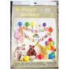 Traje de baño Celebridad de Internet Escena de Fiesta de Cumpleaños Diseño traje Oso Feliz Cumpleaños Banner de Globos Vestir Atmósfera Vida