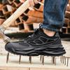 2025 Cuatro Estaciones Nuevo Venta al por Mayor Transfronteriza Zapatos de Protección Laboral Antiaplastastamiento y Antipinchazos Norma Europea Puntera de Acero Zapatos de Protección para Pies Modelos de Moda para Hombre y Mujer
