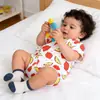 Ropa para niños Ropa para bebés Monos para niños Ropa de monje para niños Verano INS 0-2 años Ropa de piña para bebé