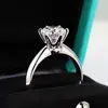 Juego de Joyería de Plata Ruixing para Mujer Plata S925 Moissanita Corona Pulsera de Seis Garras Pendientes Collar Venta al por Mayor Transfronterizo