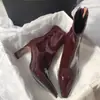 Botas Delgadas de Tacón Alto Chuyuji, Botas Elásticas, Punta Fina, Cierre Trasero, Estilo Sexy Otoño e Invierno, Botines Cortos Llamativos para Mujer