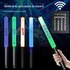 Bastão Luminoso de LED de 15 Cores com Controle Remoto, Bastão de Animação Portátil Luminoso, Adereços de Animação para Concertos, Bastão Fluorescente para Festival de Música, Impressão Personalizada