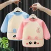 Babero para bebé, ropa para comer de niños, bata impermeable y anti-manchas de manga larga, babero para alimentación de bebés, ropa de alimentación lavable
