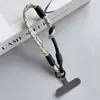 Nuevo Cordón Tejido a Mano Combinación de Colores Cordón para Teléfono Móvil Bolsa Cuerda Corta Funda de Teléfono Móvil Tarjeta Estilo Creativo Simple de Moda