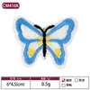 Fábrica de Bordados Foshan Venta al por Mayor Parches Bordados Clásicos de Mariposas para Ropa de Mujer, Pinzas para el Cabello de Mariposa, Parches Hechos a Mano para DIY