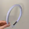 Diadema de Estilo Fresco de Lujo Ligero, Diseño de Esponja Fina, Accesorio para el Cabello de Gama Alta, Diadema de Colores para Mujeres, Venta al por Mayor, Diadema de Corona Alta para Lavarse la Cara