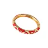 Nuevo Pulsera de Aceite Goteante Europea y Americana de Cloisonné para Mujer Pulsera de Temperamento Moda y Versátil Joyería al por Mayor