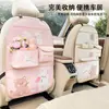 Bolsa de Almacenamiento para Respaldo de Asiento de Coche, Bolsa Colgante para Coche, Protector Antipatadas, Almacenamiento Trasero en Coche, Cubo de Basura para Niños, Dispensador de Pañuelos