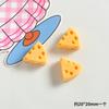 Serie de Queso Amarillo Lindo Juego de Comida Resina Pequeños Accesorios Hechos a Mano DIY Accesorios para Nevera Zapatos Cueva Hebilla