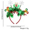 Navidad Dibujos Animados Muñeco de Nieve Reno Diadema de Rayas de Colores Decoración para Fiestas Infantiles Copo de Nieve Diadema de Gorro de Navidad