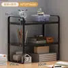 Estante de Almacenamiento de Escritorio, Estante de Almacenamiento Multicapa para Oficina, Estante para Mesa de Mirador junto a la Cama, Estante Organizador Pequeño para Escritorio, Almacenamiento