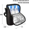 Bolsa Aislante para Botellas con Altura Personalizada por el Fabricante Bolsa para Almacenamiento de Leche Bolsa Gruesa para Conservación de Leche Materna Bolsa de Hielo Plegable Bolsa para Colgar en el Cochecito