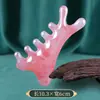 Peine de Masaje Multifuncional de Resina Terapia de Cabeza de Pulpo Masajeador Facial Palo Trazador de Puntos de Acupuntura Tabla Raspadora de Meridianos