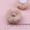 Paquete de flores de tela de Corea del Sur hechas a mano, material para manualidades, pinzas para el pelo, bolsas para zapatos, decoración, banda para el pelo, aros, accesorios para el cabello
