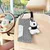 Caja de Pañuelos de Coche de Dibujos Animados Dispensador de Pañuelos Colgante para Coche Famoso en Internet Bolsa Colgante para Pañuelos de Coche con Cachorro Lindo
