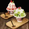 Melamina Japonés Tazón de Postre Celebridad de Internet Tienda de Hot Pot Tazón de Helado Tazón de Agua con Azúcar Tazón Redondo de Sopa Helada Tazón para Smoothies