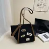 Bolsa de Gran Capacidad Bolso Cruzado Bolso de Hombro Casual Simple para Mujer Trabajo Viajes Cotidianos Bolsa de Mano Portátil Comercio Exterior Transfronterizo