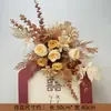 Flores Artificiales para Bodas, Arreglos para Cumpleaños de un Año, Adornos Florales para Compromisos, Arreglos de Piso para Bodas, Flores Artificiales, Flores Decorativas de Bienvenida, Caminos de Flores