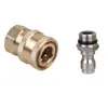 Venta al por mayor del fabricante boquilla de espuma de 1/4 conector rápido M14*1.5 pistola de agua de alta presión enchufe rápido conector flexible de cobre puro