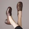 Tacones Altos Estilo Retro de Corte Profundo Hasta el Tobillo, Zapatos de Moda Casual Elegante para Mujer Estilo Británico de Punta Cuadrada y Tacón Grueso