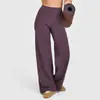 Calça Yoga Longa Reta de Cintura Alta Levanta Bumbum Pêssego Cru Transfronteiriça Pilates Esportiva Fitness Secagem Rápida Calça Yoga