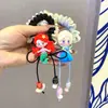 Faixa de Cabelo Fofa Infantil Elsa Branca de Neve Corda de Cabelo Bola de Laço para Menina Prendedor de Cabelo de Menininha