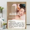 Pôster de Cuidados Faciais Imagem de Massagem Pintura Decorativa de Gerenciamento da Pele Limpeza Raspagem Publicidade Puxamento de Tendão Facial Pintura para Pendurar