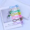 Grampo de Cabelo Colorido Oco de 6cm, Acessório de Cabelo Colorido, Presilha Bico de Pato Sem Costura, Acessório de Cabelo DIY, Presilha Lateral em U para Franja, Presilha de Cabelo em U para Fios Soltos