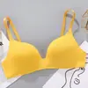 Ropa interior push-up sin costuras estilo japonés ligera para mujer, sujetador inalámbrico transpirable, sujetador para chica estudiante, 12 colores