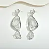 Pendientes Largos de Cristal Exagerados de Estilo Europeo y Americano, Moda de Pasarela, Pendientes Triangulares Geométricos de Gama Alta Únicos al por Mayor