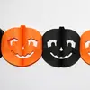 Guirlandas de Papel para Halloween, Bandeirinhas com Letras para Festival dos Fantasmas, Aranha Atmosférica, Morcego, Cabeça de Fantasma, Abóbora, Guirlandas de Papel Atacado