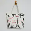 Bolso de Hombro Nuevo Estampado, Bolso de Lona para Mujer de Mano, Bolso Tote Estilo Coreano de Gran Capacidad, Bolso Artístico para Estudiante