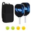 ¡Guau, set de palas de pickleball personalizadas transfronterizas con fibra de vidrio, admite personalización de color y logotipo, accesorios, embalaje y manual