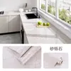 Pegatinas a Prueba de Aceite para Cocina, Engrosadas, Resistentes a Altas Temperaturas, Pegatinas de Pared Mármol Ignífugas, Renovación de Encimeras de Gabinetes, Papel Tapiz Autoadhesivo a Prueba de Humedad