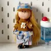 Pingente de boneca batata popular e famoso na internet, 14cm, pingente de mochila, boneca requintada, presente de aniversário, brinquedo de pelúcia fofo
