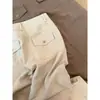 Elegantes pantalones de pierna ancha de ramio para mujer, nuevo estilo otoño 2026, pantalones rectos casuales y versátiles con un ambiente relajado de "old money".