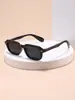 Gafas de sol cuadradas de montura pequeña, protección solar, nueva moda transfronteriza de tendencia, mismo estilo que se ve en fotos callejeras de celebridades de internet, gafas de sol de alta gama