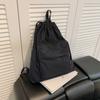 Mochila Pequeña Ligera Estilo Coreano Fresca de Verano para Niña 2025 Nueva Mochila Plegable de Color Puro para Viajes Diarios para Mujer