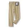 ¡Viejo Meidan! Otoño e Invierno Exterior Pequeño Triángulo Etiqueta Blanca Suelto Cónico Herramientas Pareja Forrado de vellón Moda Pantalones Casuales