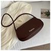 Bolso Pequeño Estilo Coreano para Mujer 2024 Primavera Nueva Moda Versátil Bolso de Hombro Color Sólido Bolso de Silla de Montar de Alta Gama Bolso Elegante para Mujer