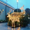 Oso LED Celebridad de Internet Oso Navideño Iluminación Exterior Lámpara de Modelado Animal Exterior Paisaje Iluminación Luminosa Lámpara de Estilo