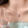 Collar de mariposa de fantasía de súper hada para mujer, estilo Ins, diseño de nicho, cadena de clavícula, collar elegante de alta gama que combina con todo.