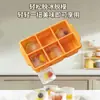 Bandeja de Hielo Cuadrada de Silicona de 6 Compartimentos con Tapa, Fácil de Desmoldar, de Silicona de Grado Alimenticio, de Venta Caliente en Amazon para el Verano