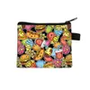 Bolsa de Monedas Estilo Ins Transfronteriza de Papas Fritas y Hamburguesa, Tarjetero para Estudiantes y Niños, Bolsa de Almacenamiento Linda, Estuche para Auriculares de Alto Valor