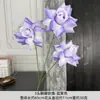 Arreglo de Escena con Flores Artificiales, Flores Falsas Serie Morada para Celebraciones de Bodas, Arreglos Florales de Piso, Flores para Decoración de Escena de Salón de Bodas