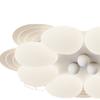 2025 Nova Luz Principal de Sala de Estar Lâmpadas Estilo Creme Pacote para Toda a Casa Espectro Completo Quarto Lâmpada de Teto Moderna Simples