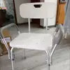 Silla de ducha para baño de persona mayor silla de ducha antideslizante modelo con peso silla de ducha silla de baño para ancianos taburete de ducha para persona de talla grande