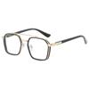 Gafas Clásicas Retro de Doble Varilla Antiluz Azul Gafas Planas Gafas Unisex para Hombres y Mujeres Tendencia
