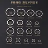 Anillo para llaves de acero inoxidable 304 llavero accesorios anillo de metal colgante kit de material DIY pequeño adorno colgante